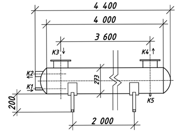 Чертёж КС 270-4-1К-2×-Б
