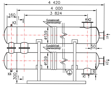 Чертёж КС 150-4-8×0,8-24