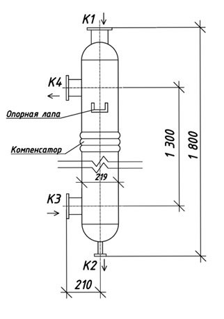 Чертёж КС 210-1,5СК-ПВ-Б