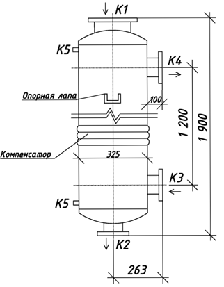 Чертёж КС 300-1,5СК-ПВ-Б