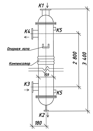 Чертёж КС 150-3Р-СК-25×1,5сп-Б