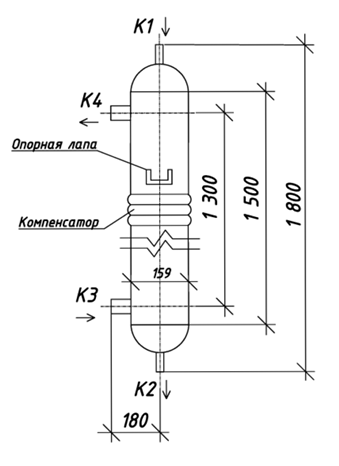 Чертёж КС 150-1,5СК-ПВ-Б-1