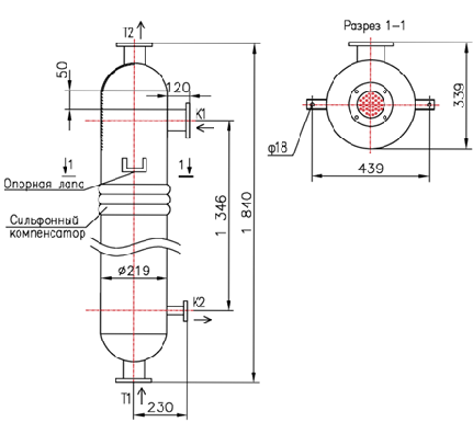 Чертёж КС 210-1,5-8×0,8-4,5