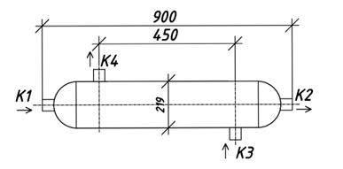 Чертёж КС 230-0,6-П-Б