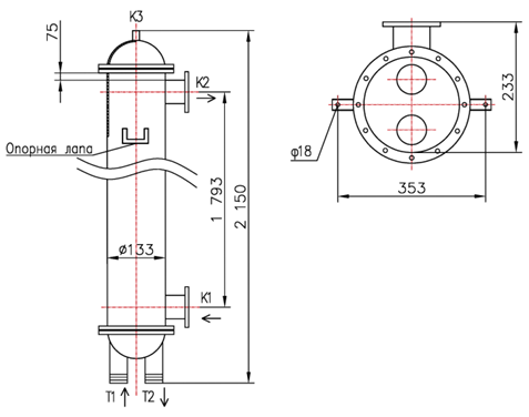 Чертёж КС 130-2-10×1,0-5,96