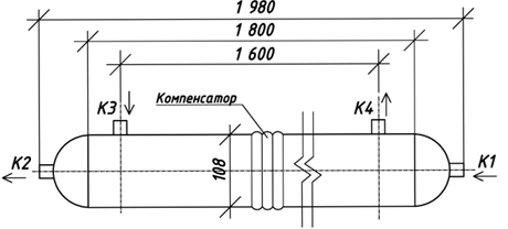 Чертёж КС 100-1-8СК-БЕ