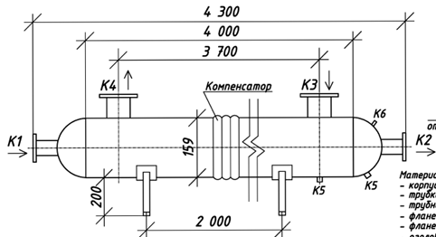 Чертёж КС 150-4СК-316Ti-Б2