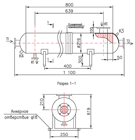 Чертёж КС 200-0,8-8×0,8-4,8