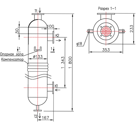 Чертёж КС 130-1,5СК-8×0,8-2,97