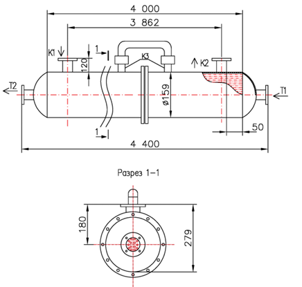 Чертёж КС 150-4-8×0,8-4,0
