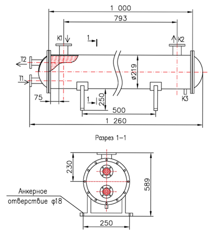 Чертёж КС 200-1-2Х-8Х-6