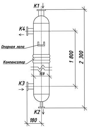 Чертёж КС 150-2СК-ПВ-Б