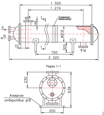 Чертёж КС 200-1,5Р-16×3-4,3